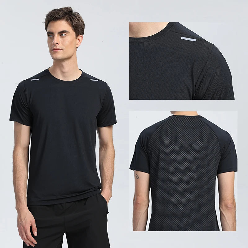 Quick Dry  Running T-shirt Fitness Sports Top Gym Training