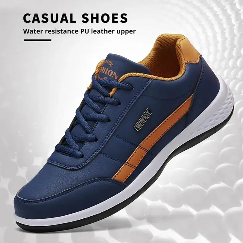 Sapatos Casuais da Moda  Ar Livre Leve Confortável Lace Up PU Obs: tamanho menor do que o normal para homens