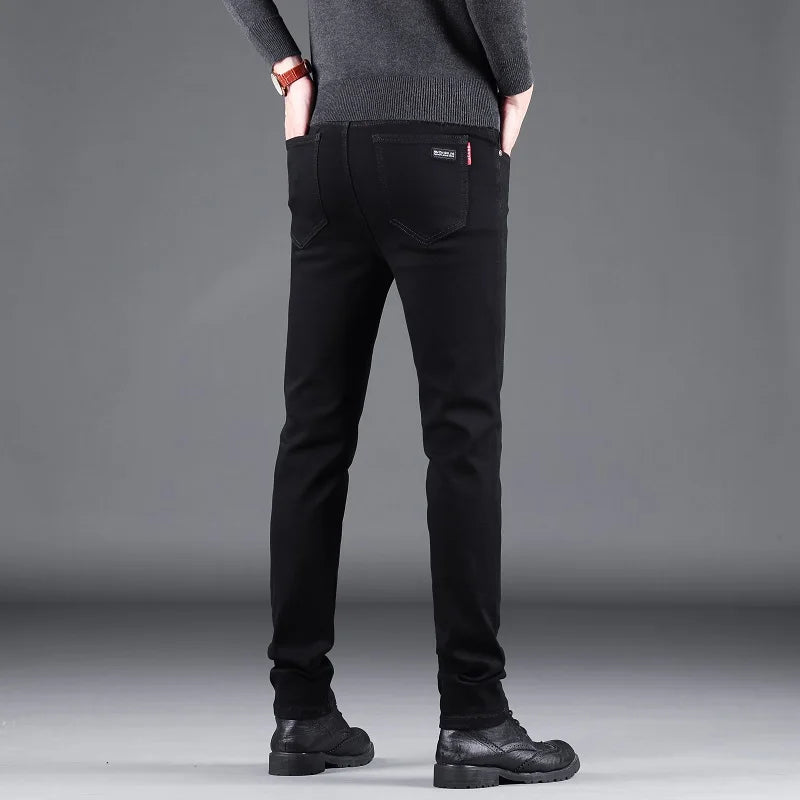 Jeans Masculino de Alta Qualidade Luxo Slim