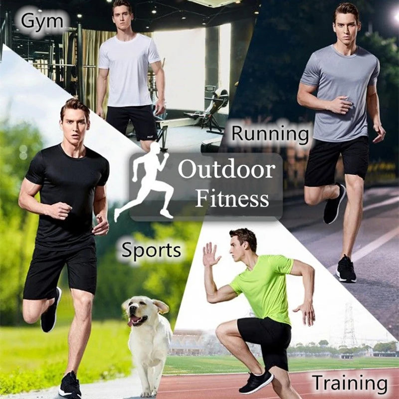 Homens Quick Dry  Running Training  Sport